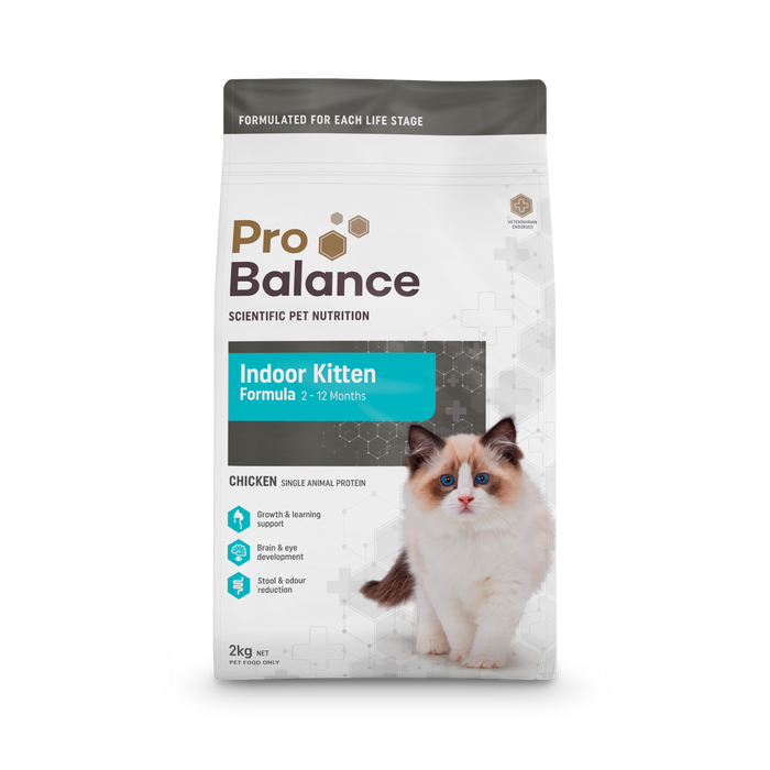 Probalance Kitten Indoor 2kg Wet & Dry Bundle Chicken Jelly
