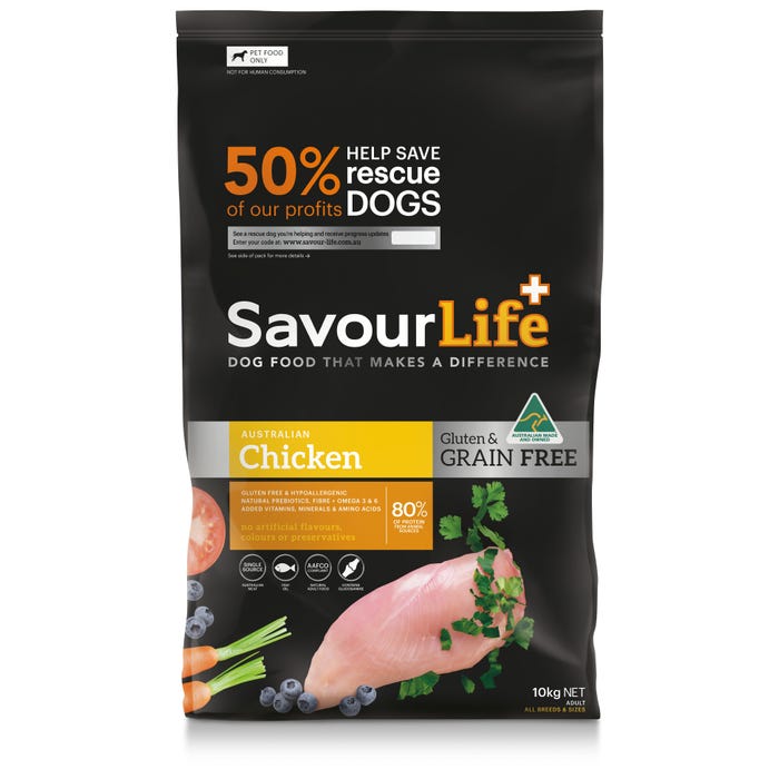 Savourlife Grain Free Chicken Dog Food 10kg