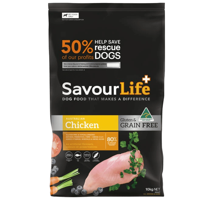 Savourlife Grain Free Chicken Dog Food 10kg