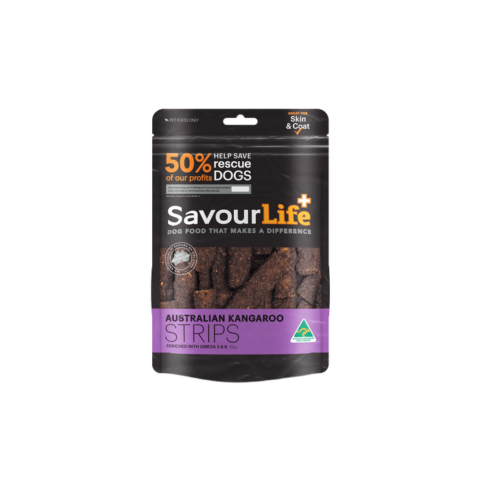 Savourlife Dog Treat Kanga Strips 165g