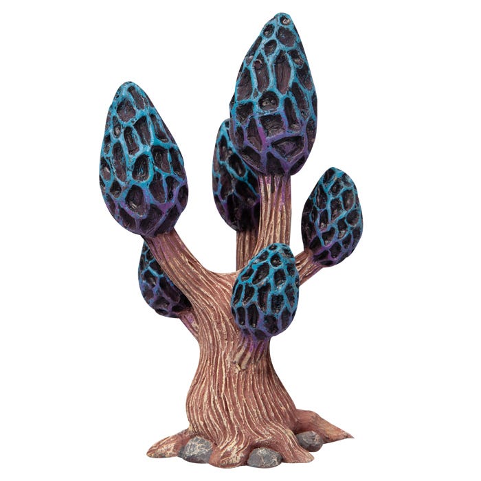 Aqua One Ornament Blue Mushroom Tree 8X7X14cm
