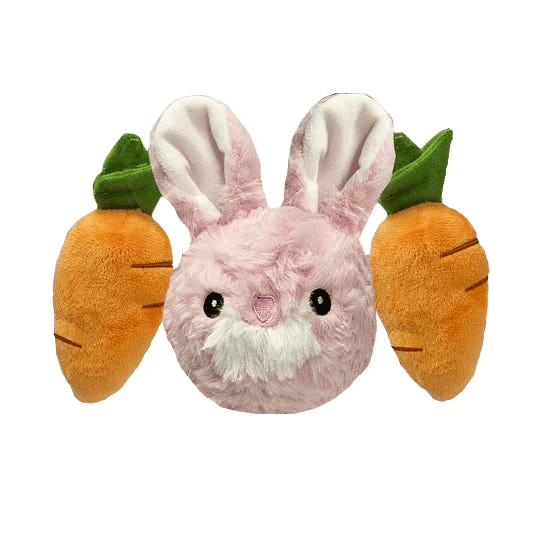 Waggin Tails Dog Toy Smooshables Triple Pack Bunny /Carrot