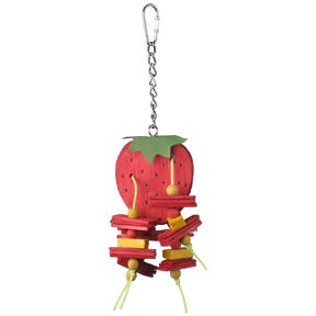 A & E Cage Small Strawberry Bird Toy 28cm