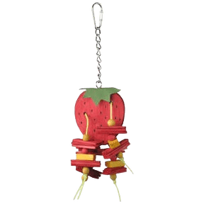 A & E Cage Small Strawberry Bird Toy 28cm