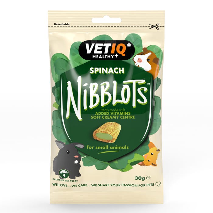 Nibblots Spinach Treats For Small Pets 30g