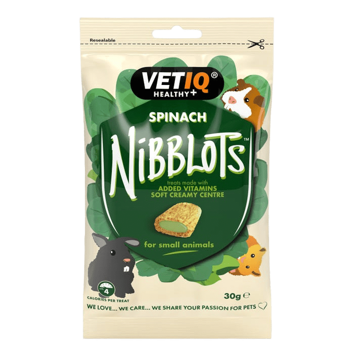 Nibblots Spinach Treats For Small Pets 30g