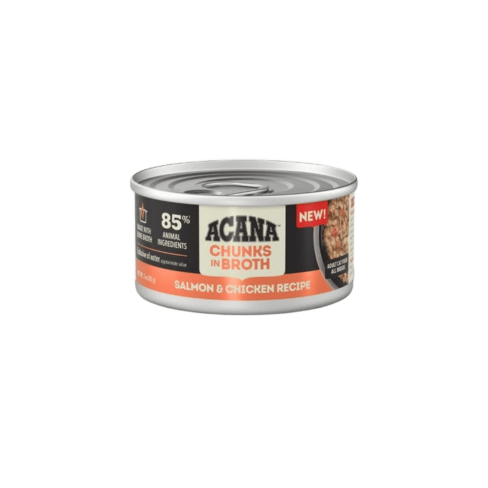 Acana Salmon & Chicken In Broth Wet Cat Food 85g
