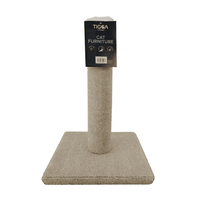 Tigga Cat Scratch Carpet Pole S Cream 50cm