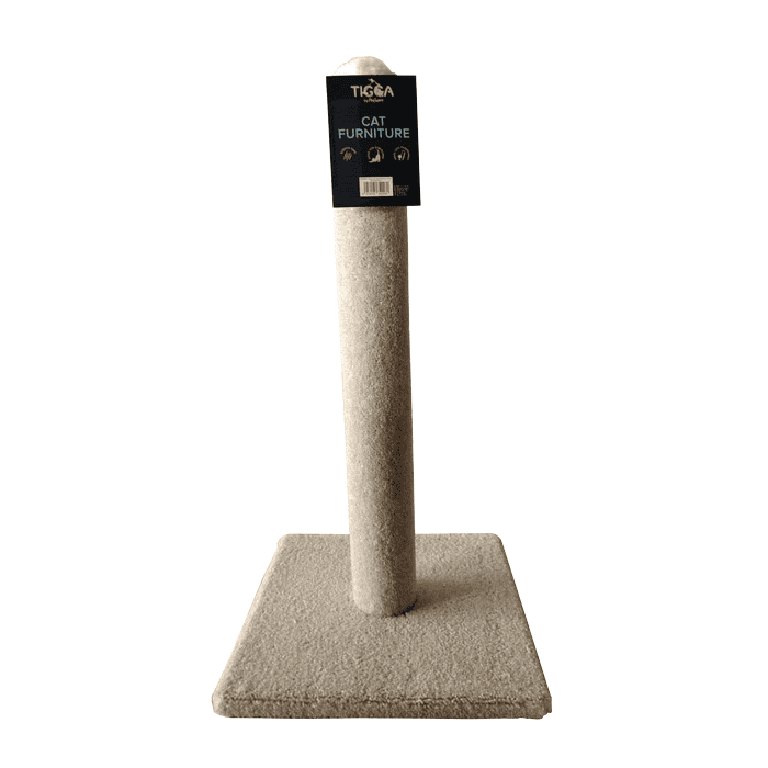 Tigga Cat Scratch Carpet Pole M Cream 75cm