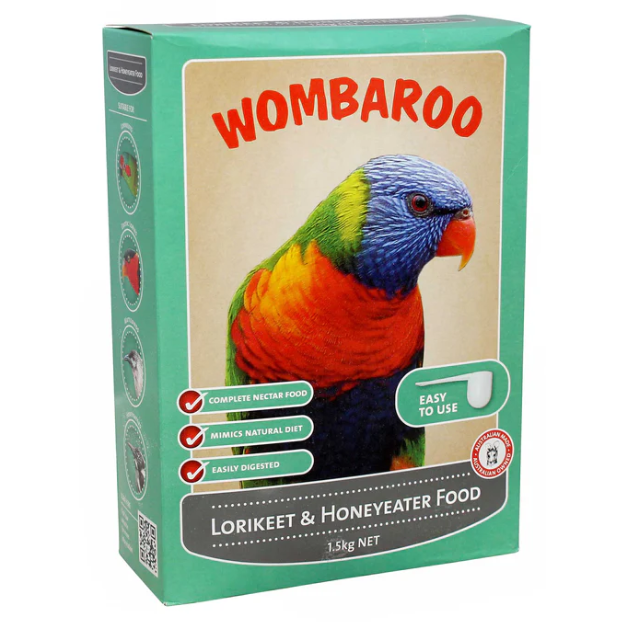 Wombaroo Lorikeet And Honeyeater Food 1.5kg