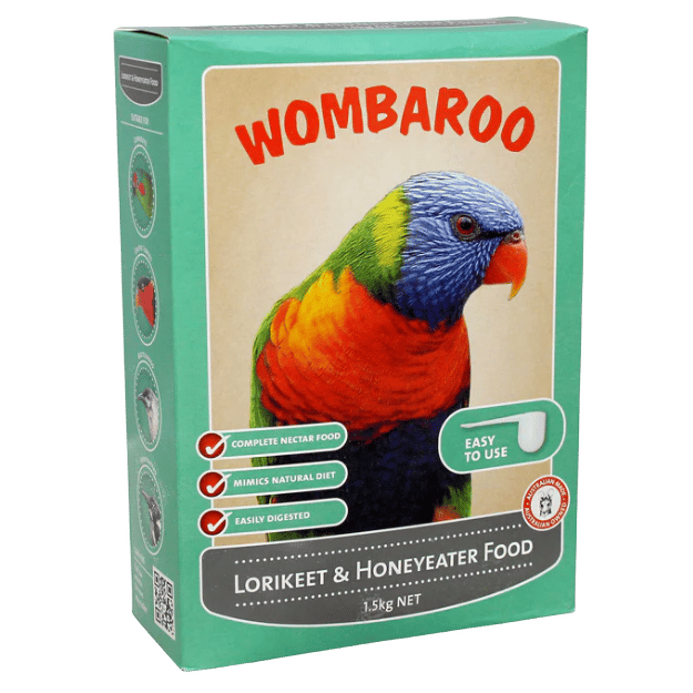 Wombaroo Lorikeet And Honeyeater Food 1.5kg
