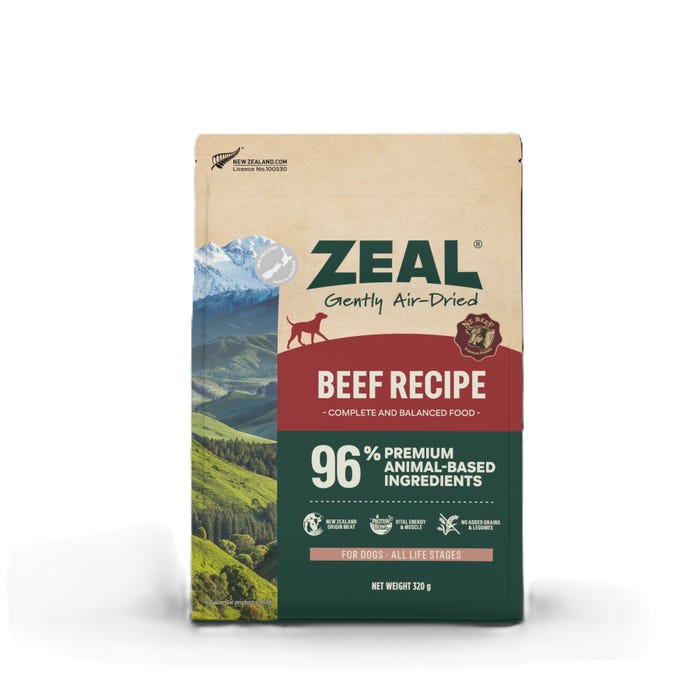 Zeal Air Dried Beef Dog Food 320g