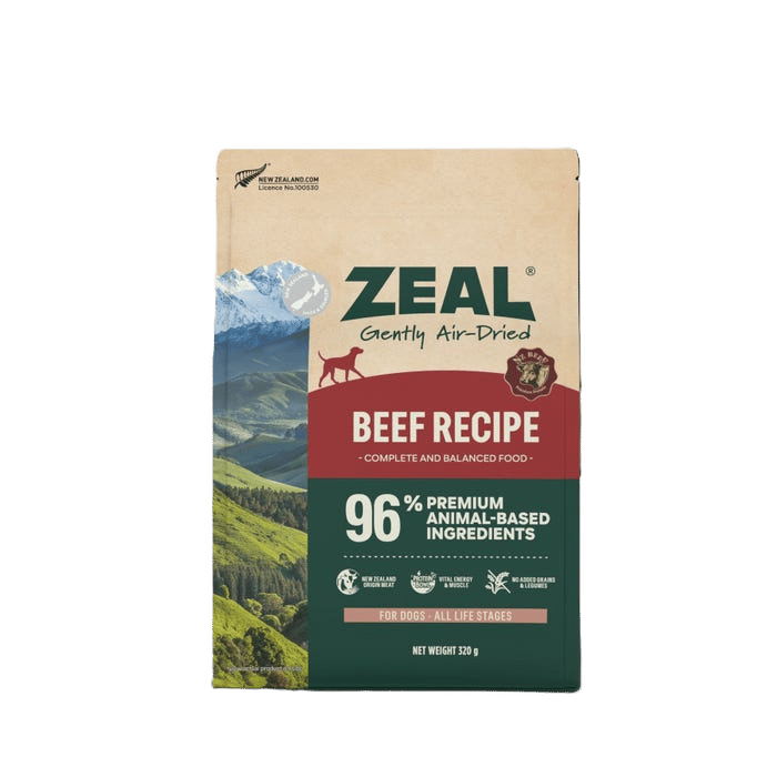 Zeal Air Dried Beef Dog Food 320g
