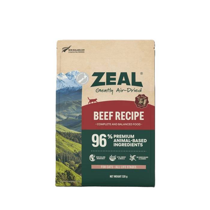 Zeal Air Dried Beef Cat Food 320g
