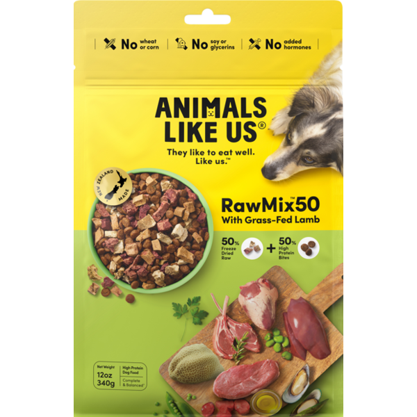 Animals Like Us Rawmix50 With Grass Fed Lamb Dog Food
