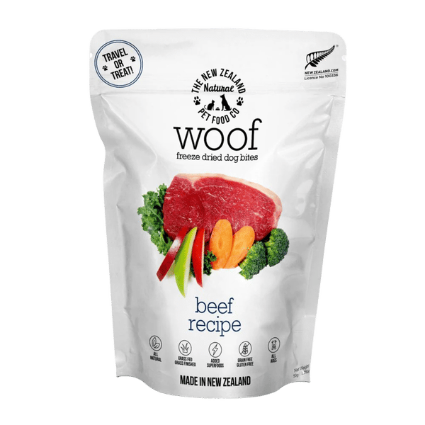 Woof Beef Freeze Dried Dog Bites