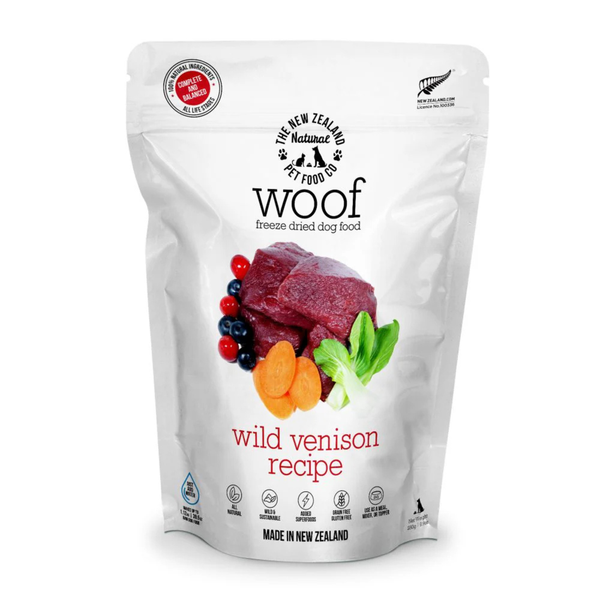 Woof Wild Venison Freeze Dried Dog Bites