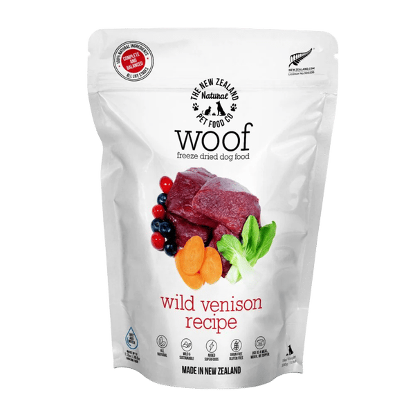 Woof Wild Venison Freeze Dried Dog Bites
