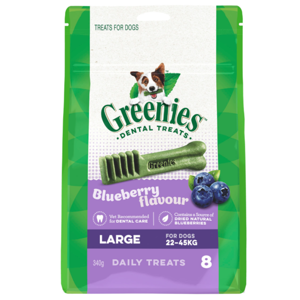 Greenies Canine Blueberry Dental Chews - Large