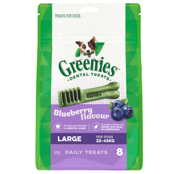 Greenies Canine Blueberry Dental Chews - Large