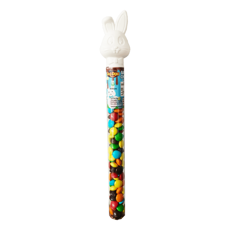 Bunny Tube With Chocolate Beans