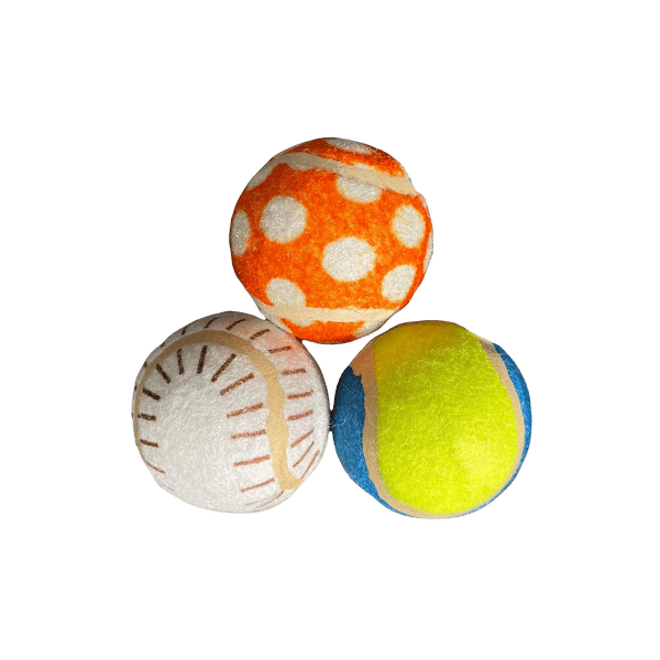 Basic Tennis Balls 3pk Assorted