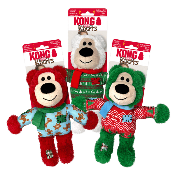 Kong Holiday Wild Knots Bear