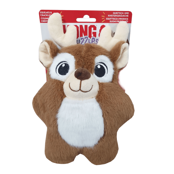 Holiday Snuzzles Reindeer Dog Toy