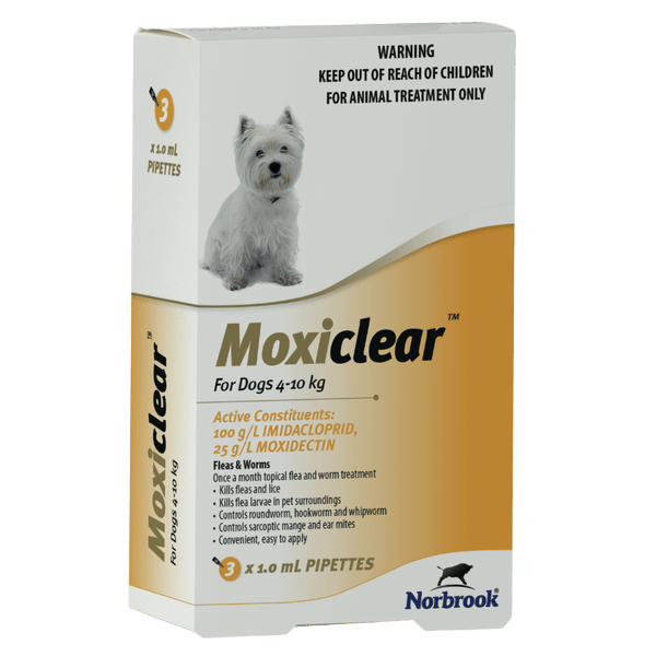 Moxiclear For Dogs 4-10kg
