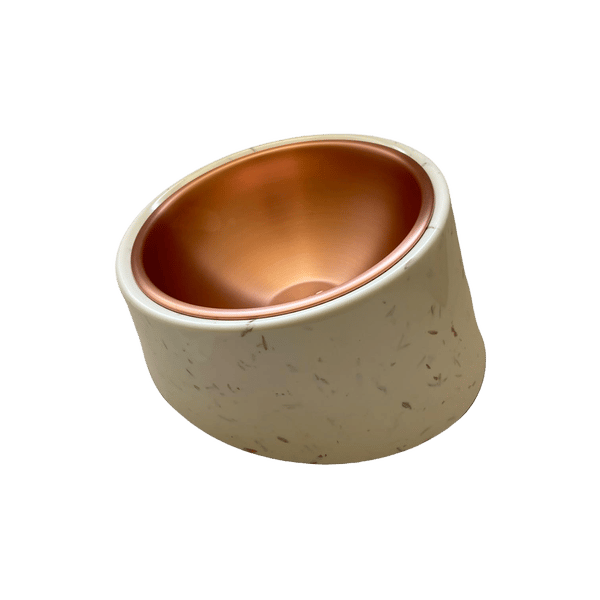 Bronze Slanted Food Bowl