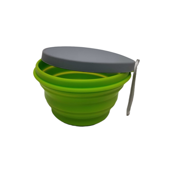 Collapsible Food & Water Bowl With Lid