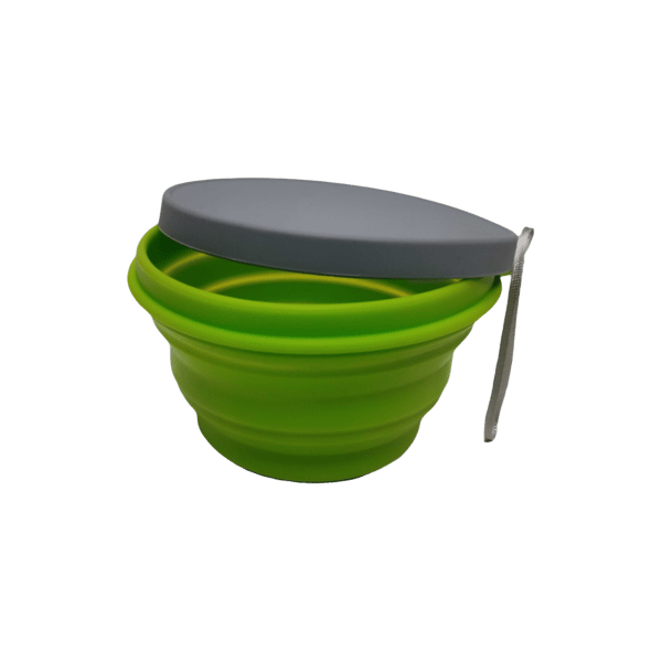 Collapsible Food & Water Bowl With Lid