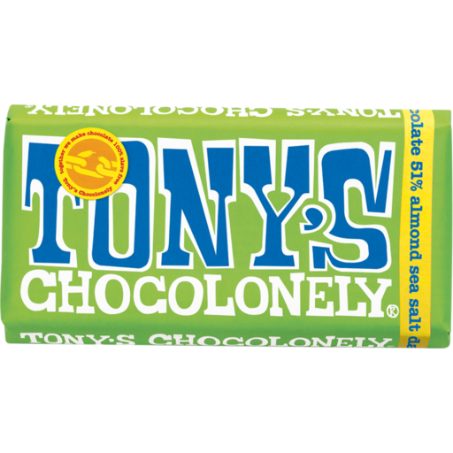 Tony's Chocolonely Almond Sea Salt 180g
