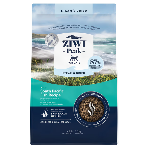 Ziwi Peak Fish Steam & Dried Cat Food