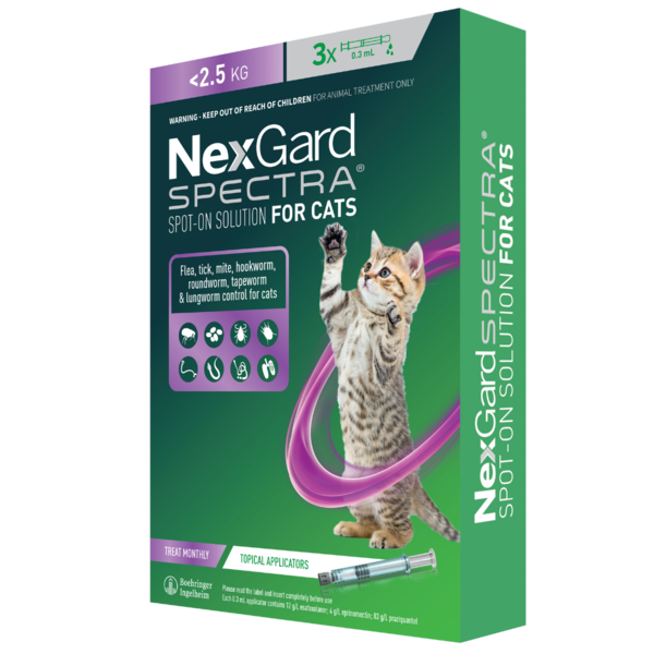 Nexgard Spectra For Small Cats (0.8-2.4kg)
