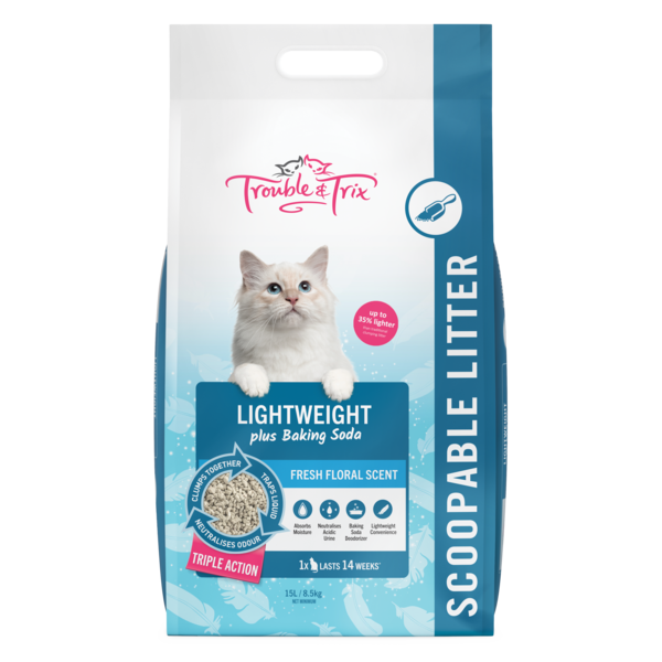 Lightweight Clumping Litter With Baking Soda