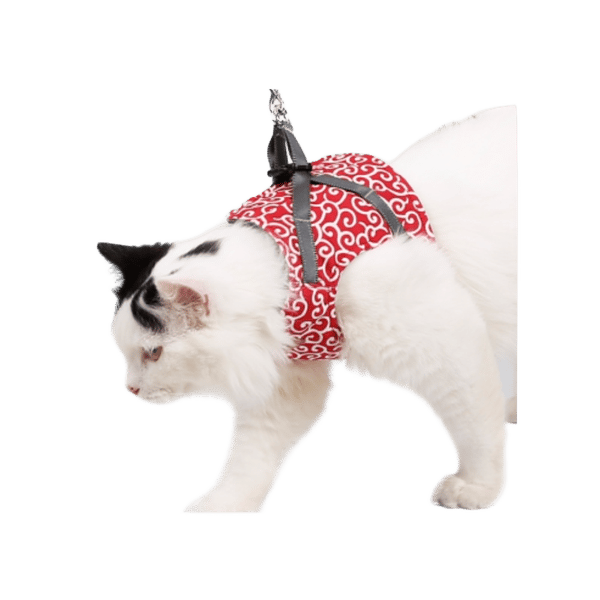 Japanese Floral Cat Harness