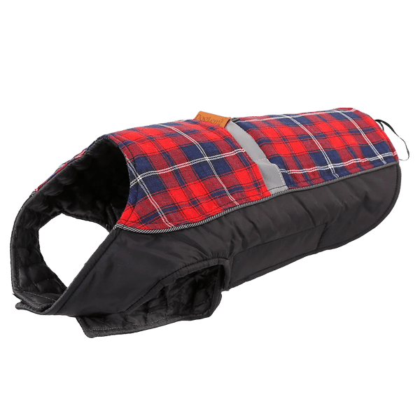 Red Checked Winter Coat