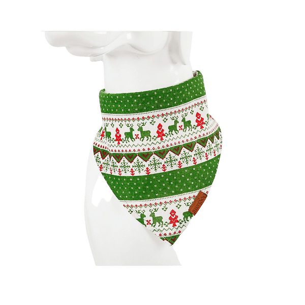 Green Christmas Bandana