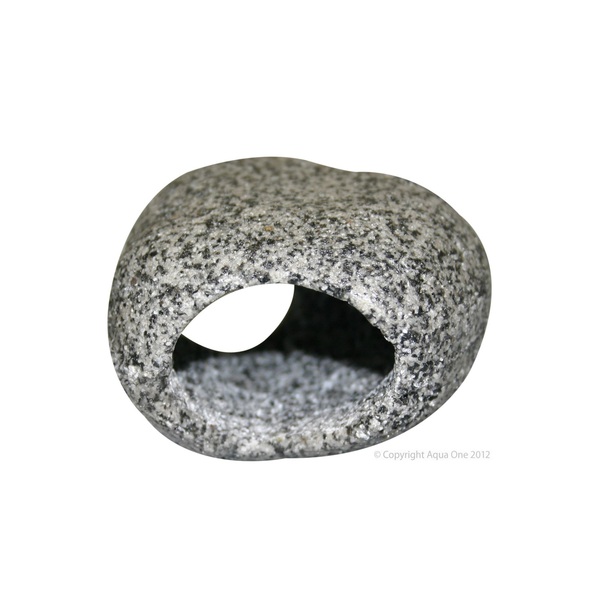 Round Cave Ornament - Granite