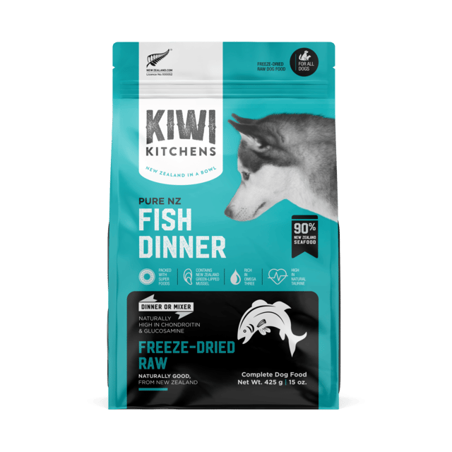 Kiwi Kitchens Freeze Dried Fish Dog Food 425g