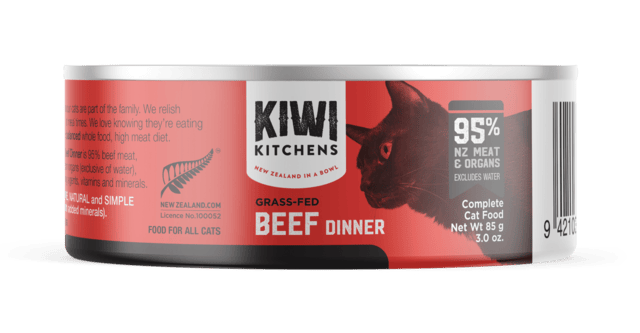 Kiwi Kitchens Beef Wet Cat Food 85g