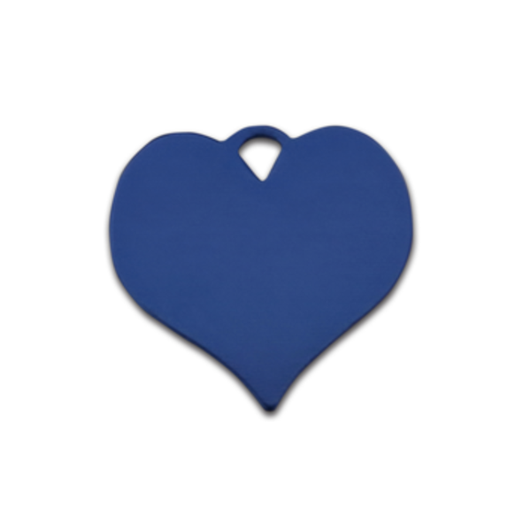 PET.kiwi Aluminium Id Tags - Heart