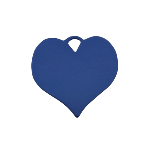 PET.kiwi Aluminium Id Tags - Heart