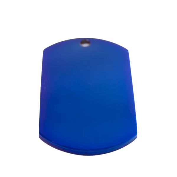 PET.kiwi Stainless Steel Id Tag - Blue Dog Tag