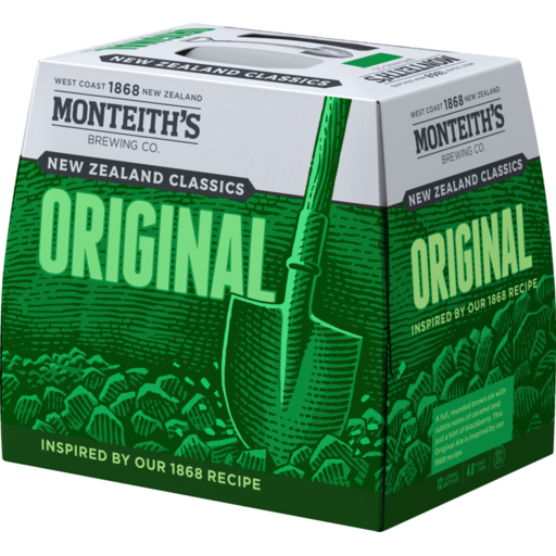 Monteith's Classics Original 12 X 330ml Bottles