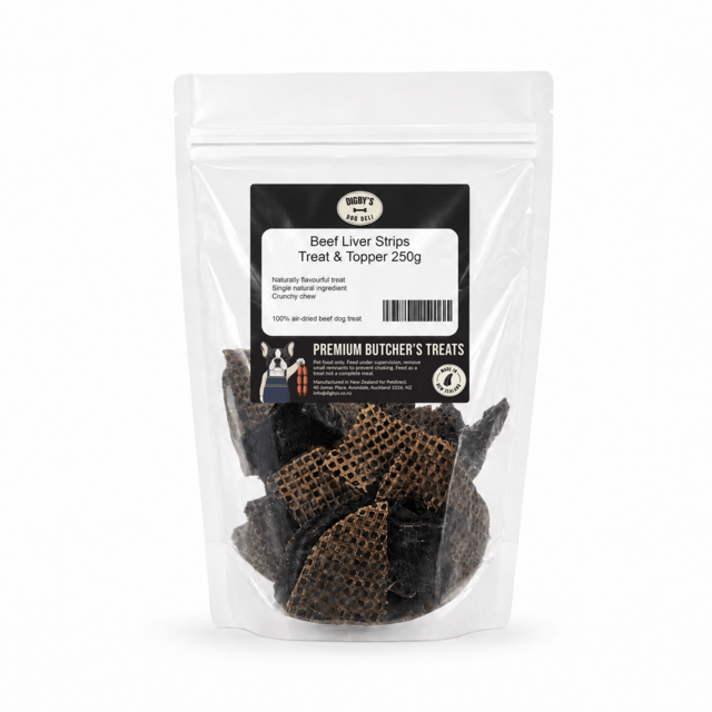 Digby's Dog Deli Beef Liver Strips Treat & Topper