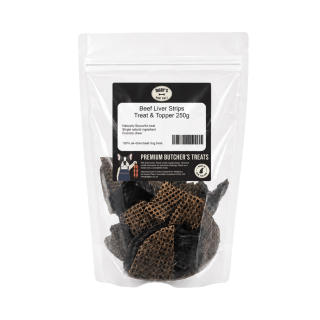 Digby's Dog Deli Beef Liver Strips Treat & Topper
