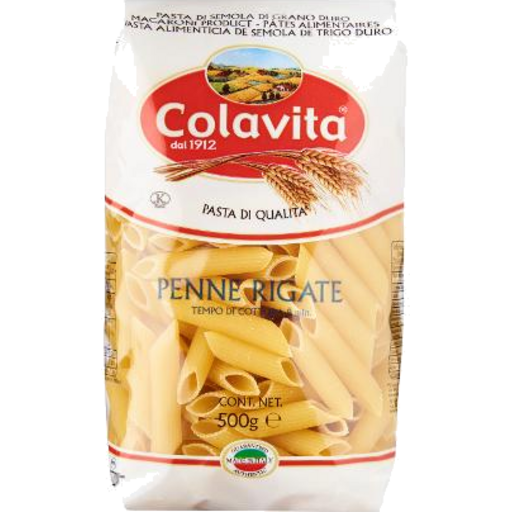 Dv/T Colavita Penne Rigate Pasta 500g
