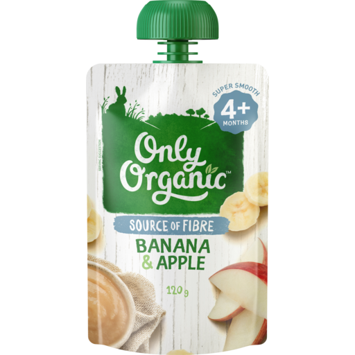 Macro Baby Food Apple Banana Oats 120g